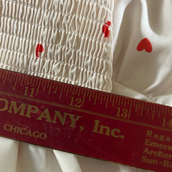 Vintage Prairiecore Heart Print Dress - Picture 9 of 11